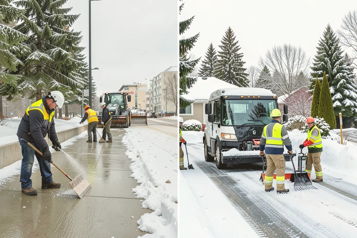 Apartment Complex Sidewalk Clearing in Stanwood, Snohomish County, WA - Map all interior walks, breezeways, and connector paths across the community