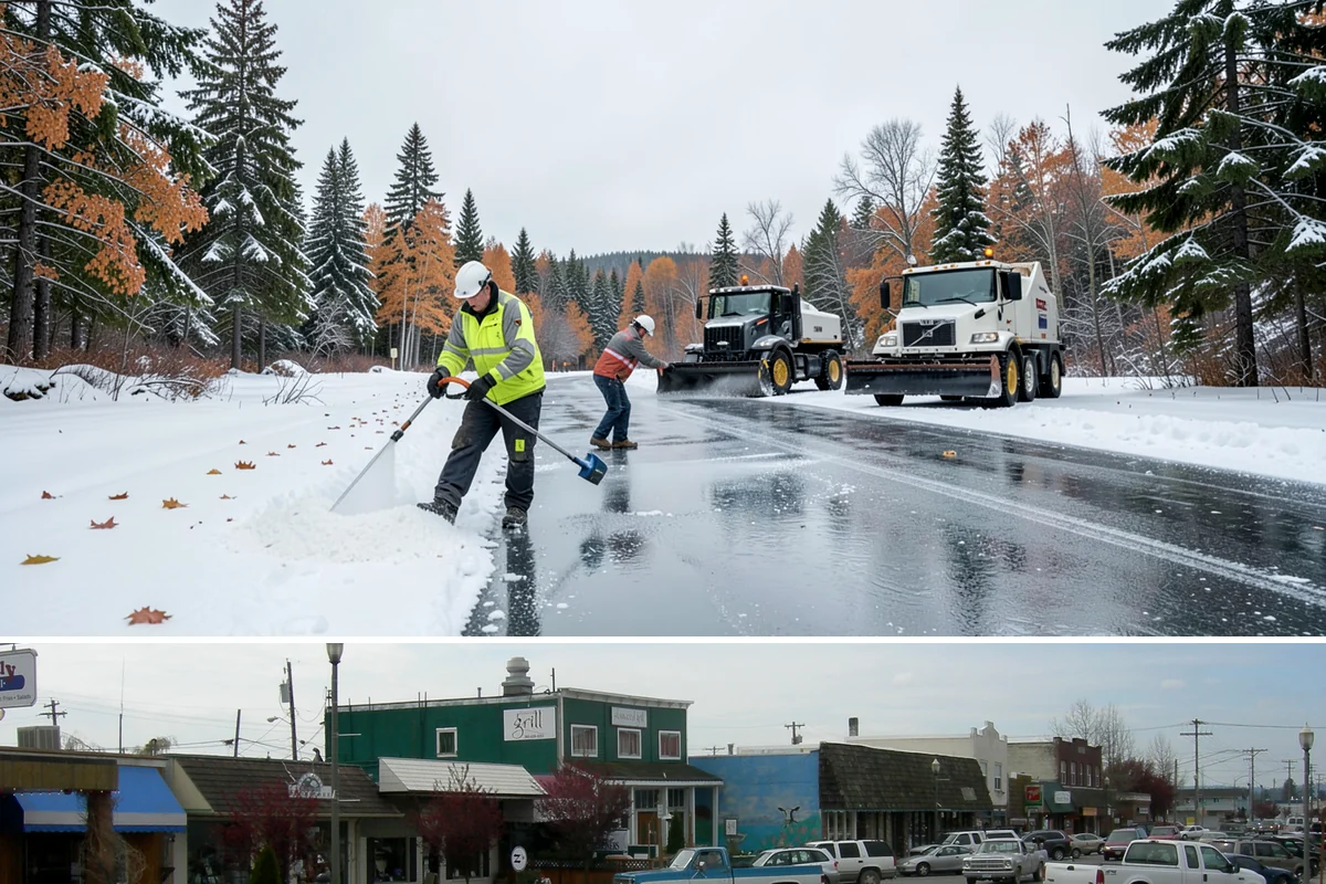 Apartment Complex Sidewalk Clearing in Stanwood, Snohomish County, WA - Demand runs heaviest from December through February, when back-to-back freezing nights keep interior apartment walks glazed...