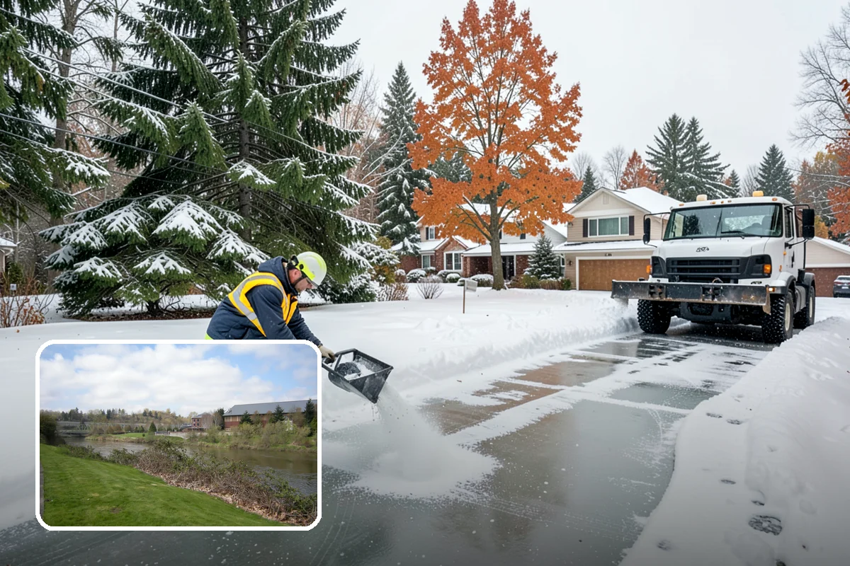 Apartment Complex Sidewalk Clearing in Tukwila, King County, WA - Protects owners and property managers from tenant slip-and-fall litigation