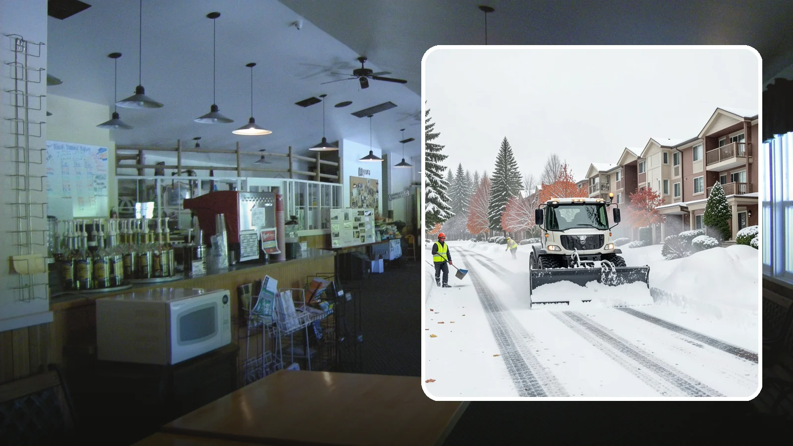 Apartment Complex Snow Plowing in Black Diamond, King County, WA - We keep multi-building apartment communities open by plowing drive aisles, resident lots, and building entries before the morning...