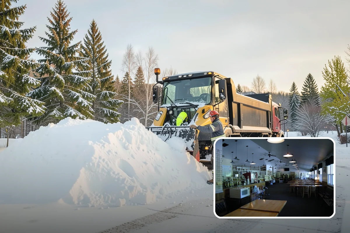 Apartment Complex Snow Plowing in Black Diamond, King County, WA - Drive aisles and resident lots cleared before the morning tenant rush