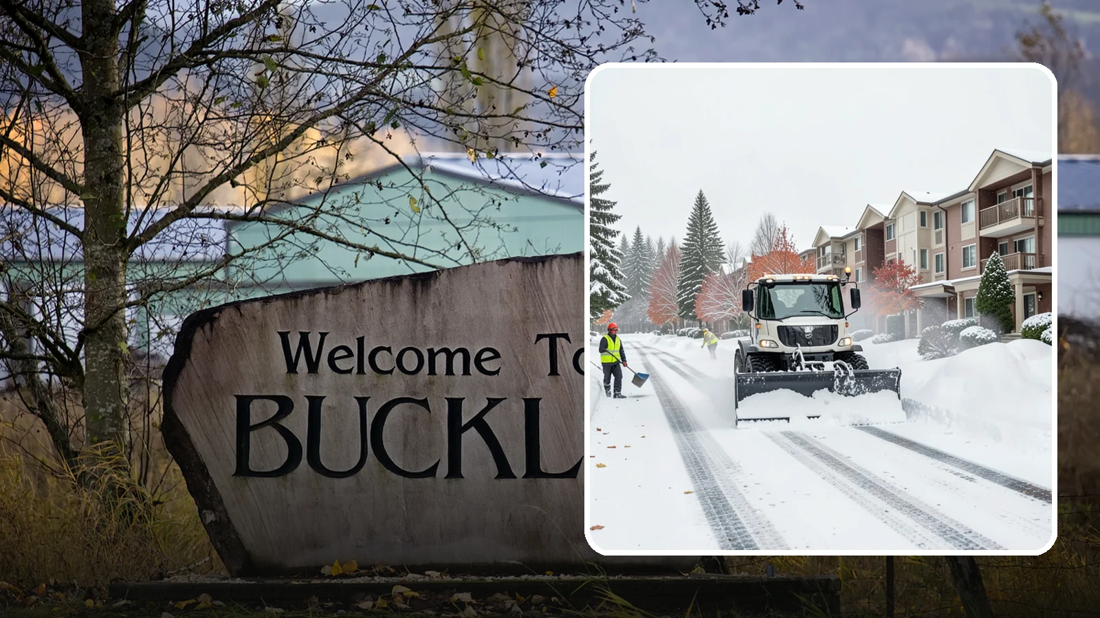 Apartment Complex Snow Plowing in Buckley, Pierce County, WA - We keep multi-building apartment communities open by plowing drive aisles, resident lots, and building entries before the morning...
