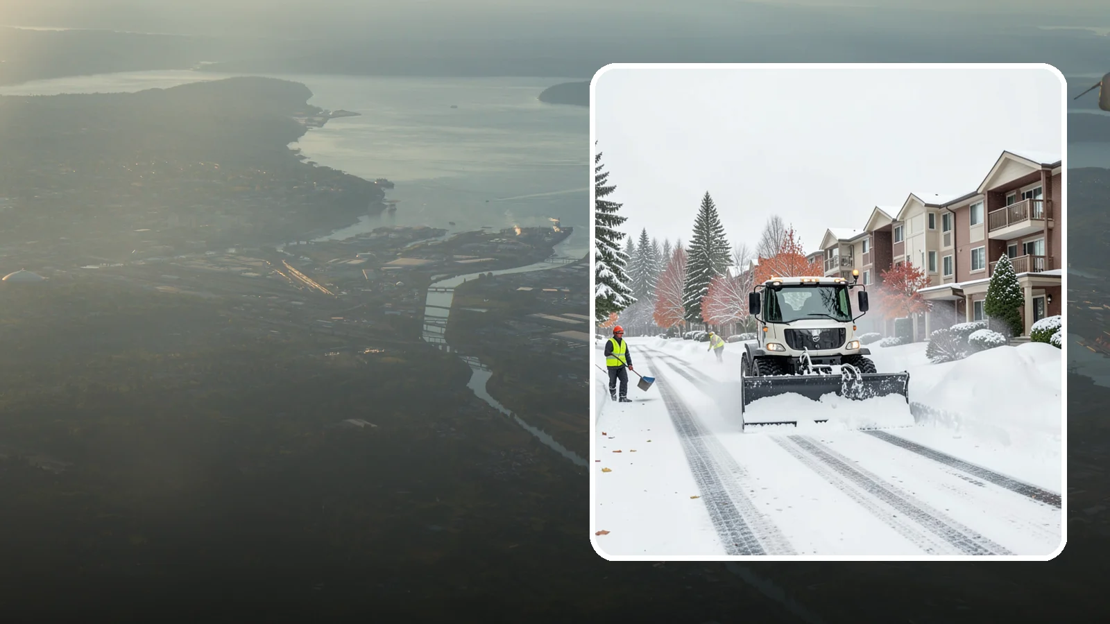 Apartment Complex Snow Plowing in Fife, Pierce County, WA - We keep multi-building apartment communities open by plowing drive aisles, resident lots, and building entries before the morning...