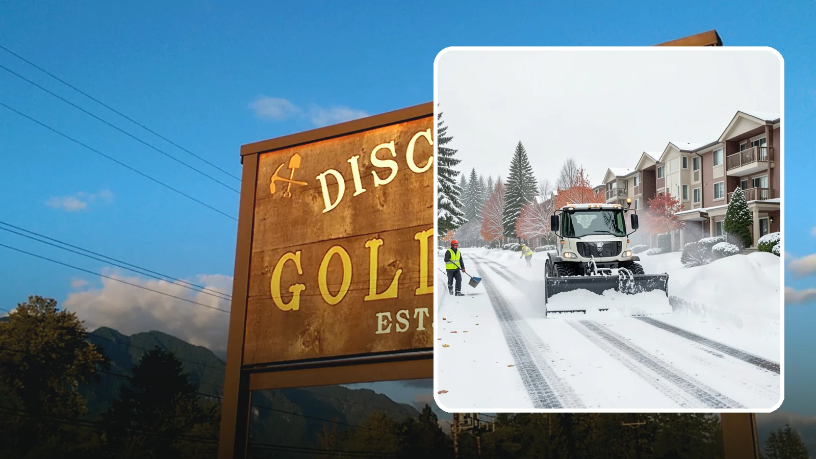 Apartment Complex Snow Plowing in Gold Bar, Snohomish County, WA - We keep multi-building apartment communities open by plowing drive aisles, resident lots, and building entries before the morning...