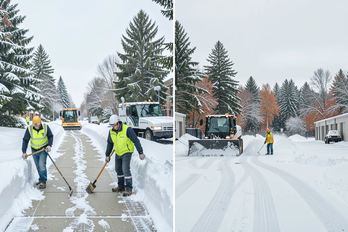 Apartment Complex Snow Plowing in Granite Falls, Snohomish County, WA - Walk the property with management to set drive-aisle priorities and snow-storage zones