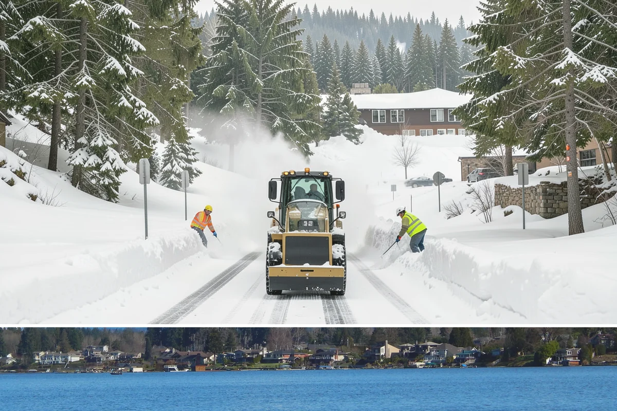 Apartment Complex Snow Plowing in Lake Stevens, Snohomish County, WA - Secure a seasonal agreement in early fall so your community is on our route before the first December cold snap.