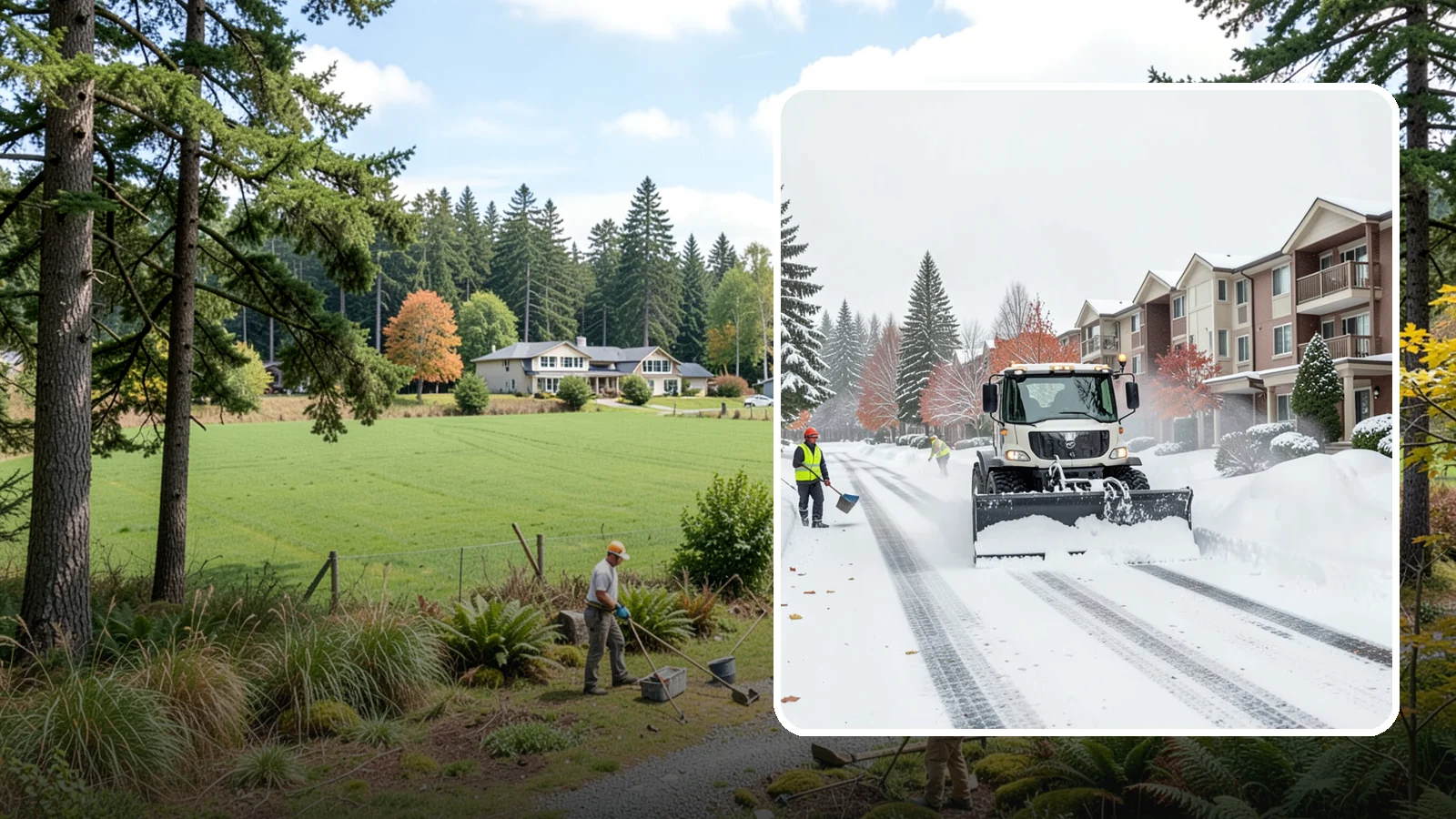 Apartment Complex Snow Plowing in Lyman, Skagit County, WA - We keep multi-building apartment communities open by plowing drive aisles, resident lots, and building entries before the morning...