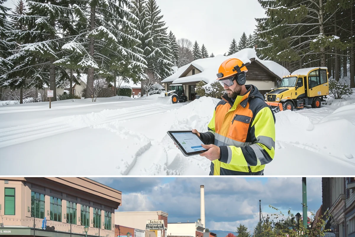 Apartment Complex Snow Plowing in Monroe, Snohomish County, WA - Secure a seasonal agreement in early fall so your community is on our route before the first December cold snap.