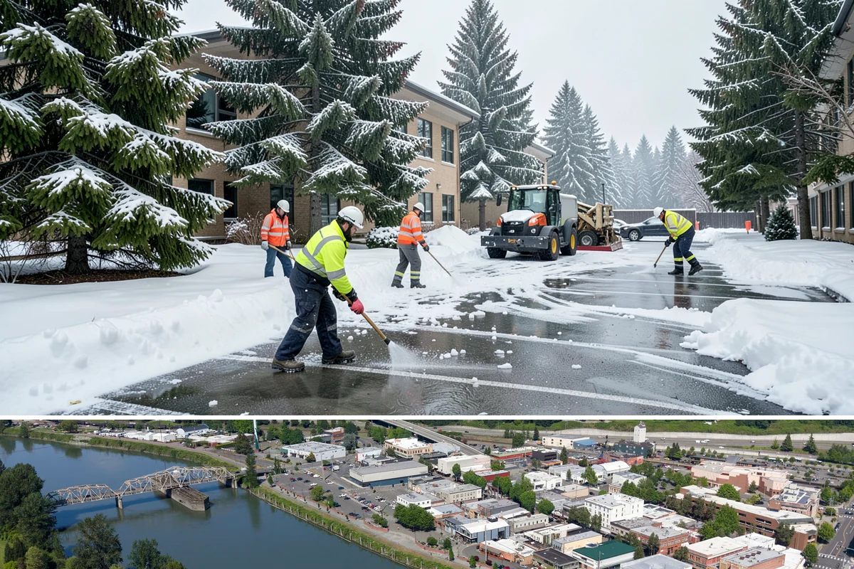 Apartment Complex Snow Plowing in Mount Vernon, Skagit County, WA - Secure a seasonal agreement in early fall so your community is on our route before the first December cold snap.