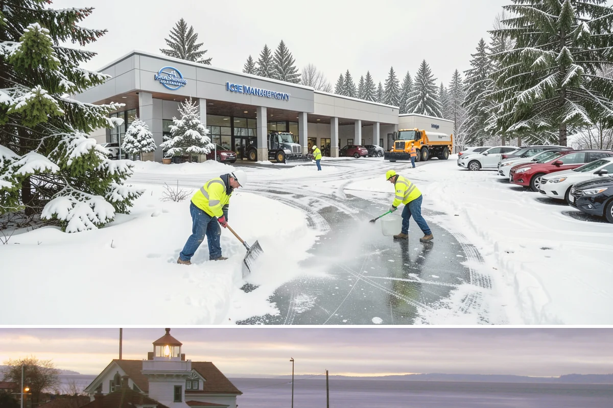 Apartment Complex Snow Plowing in Mukilteo, Snohomish County, WA - Secure a seasonal agreement in early fall so your community is on our route before the first December cold snap.