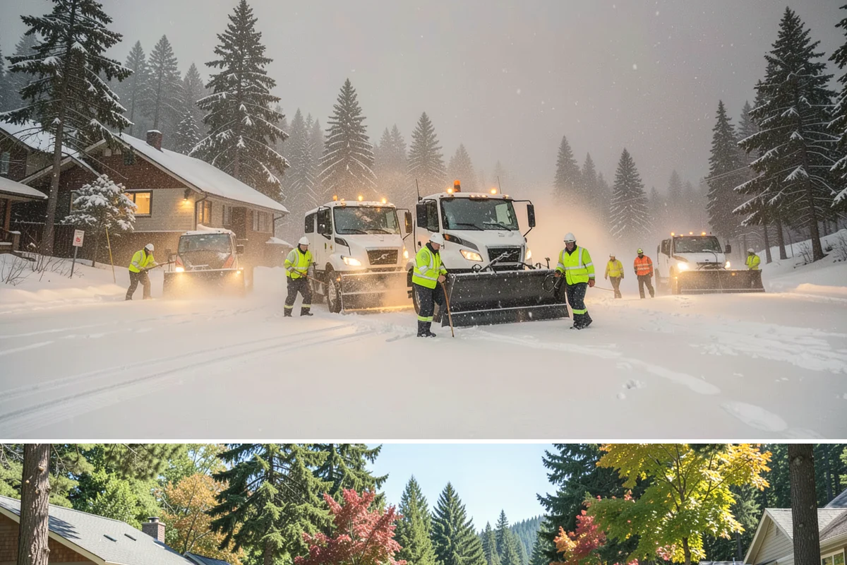 Apartment Complex Snow Plowing in Orting, Pierce County, WA - Secure a seasonal agreement in early fall so your community is on our route before the first December cold snap.