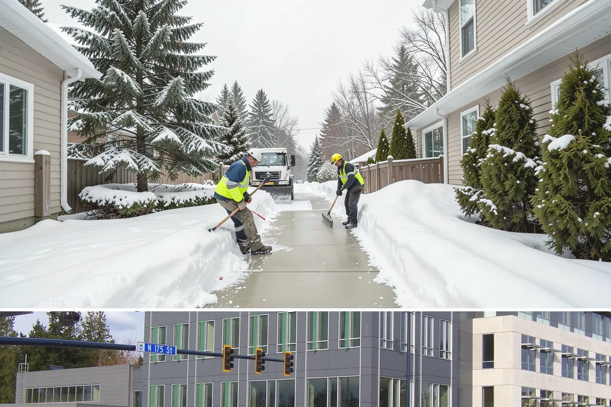 Apartment Complex Snow Plowing in Shoreline, King County, WA - Secure a seasonal agreement in early fall so your community is on our route before the first December cold snap.