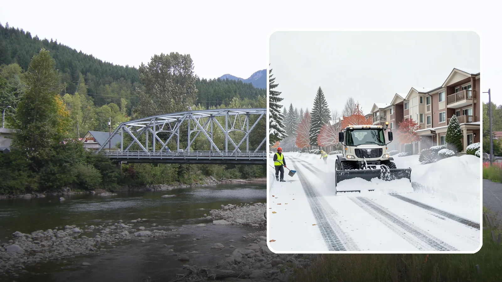 Apartment Complex Snow Plowing in Skykomish, King County, WA - We keep multi-building apartment communities open by plowing drive aisles, resident lots, and building entries before the morning...