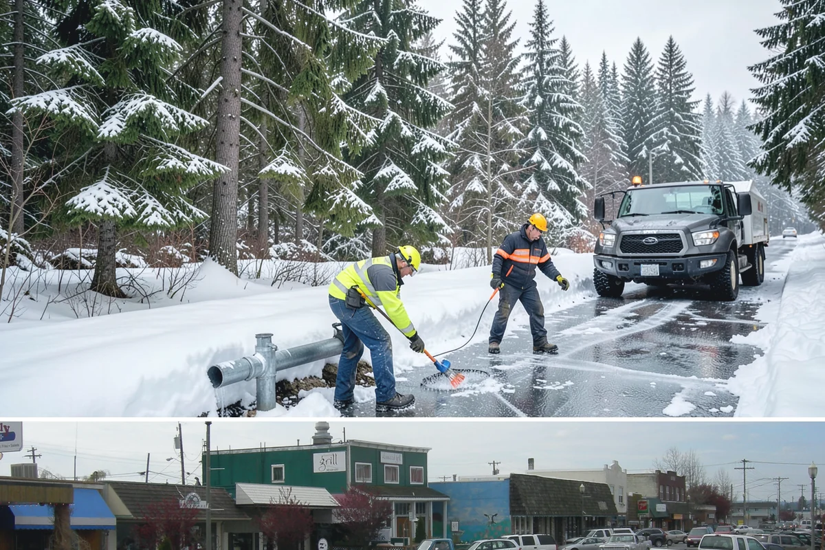 Apartment Complex Snow Plowing in Stanwood, Snohomish County, WA - Secure a seasonal agreement in early fall so your community is on our route before the first December cold snap.