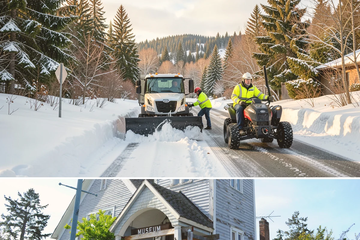 Apartment Complex Snow Plowing in Steilacoom, Pierce County, WA - Secure a seasonal agreement in early fall so your community is on our route before the first December cold snap.