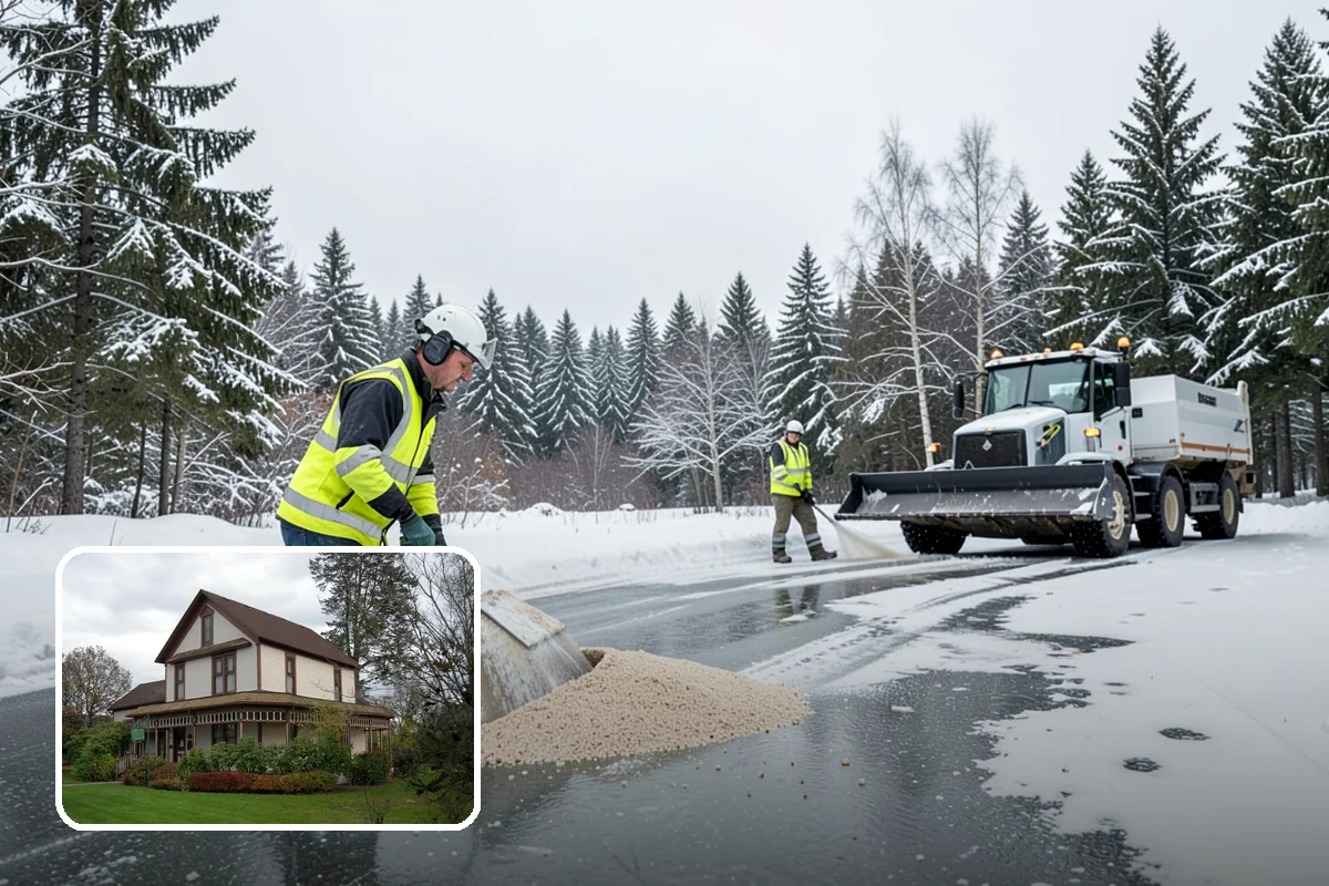 Apartment Complex Snow Plowing in Sumner, Pierce County, WA - Drive aisles and resident lots cleared before the morning tenant rush