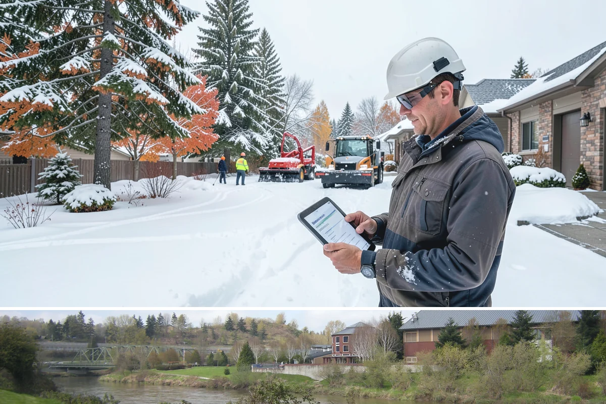 Apartment Complex Snow Plowing in Tukwila, King County, WA - Secure a seasonal agreement in early fall so your community is on our route before the first December cold snap.