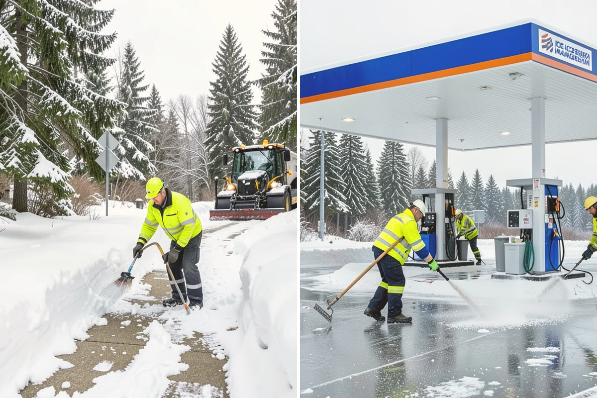Apartment Complex Snow Removal in Algona, King County, WA - Map internal roads, parking clusters, and pedestrian paths