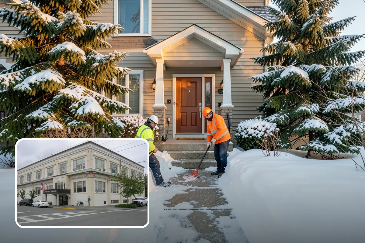 Apartment Complex Snow Removal in Anacortes, Skagit County, WA - Safe movement for residents at all hours