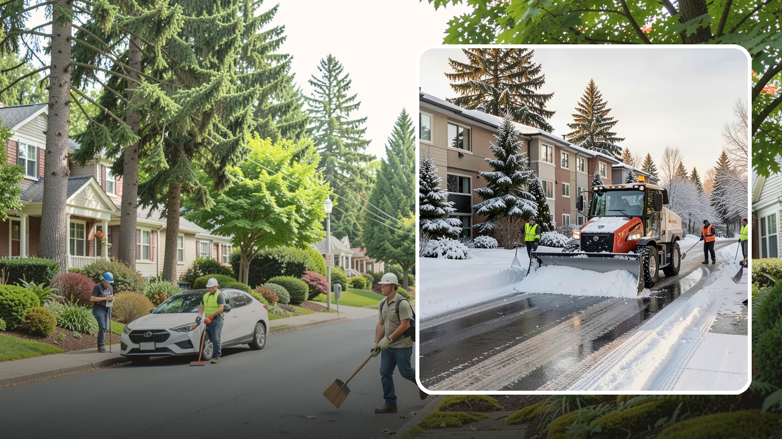 Apartment Complex Snow Removal in Beaux Arts Village, King County, WA - Keep residents, drives, and shared walkways safe at your apartment community during Western Washington snow and ice events.