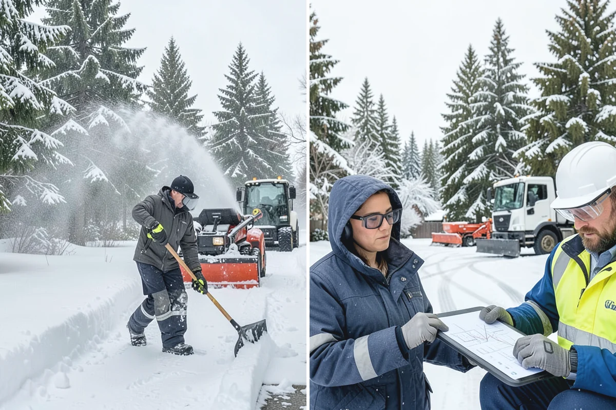 Apartment Complex Snow Removal in Bonney Lake, Pierce County, WA - Map internal roads, parking clusters, and pedestrian paths
