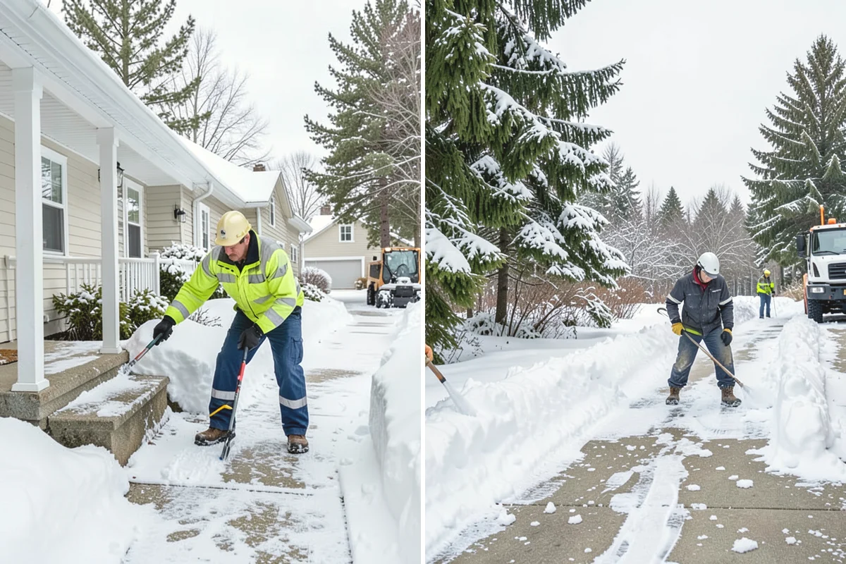 Apartment Complex Snow Removal in Burlington, Skagit County, WA - Map internal roads, parking clusters, and pedestrian paths