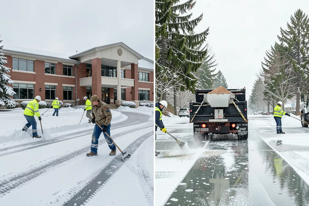 Apartment Complex Snow Removal in Concrete, Skagit County, WA - Map internal roads, parking clusters, and pedestrian paths