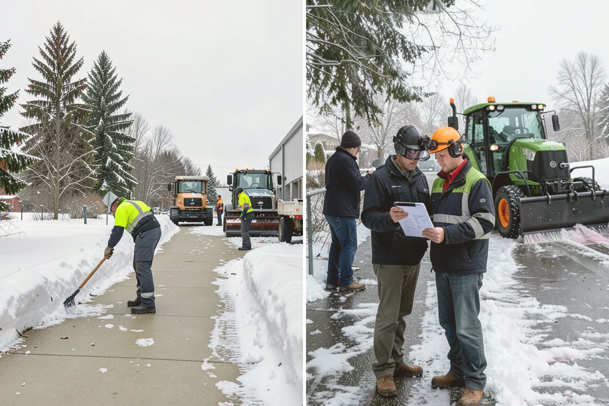 Apartment Complex Snow Removal in Eatonville, Pierce County, WA - Map internal roads, parking clusters, and pedestrian paths