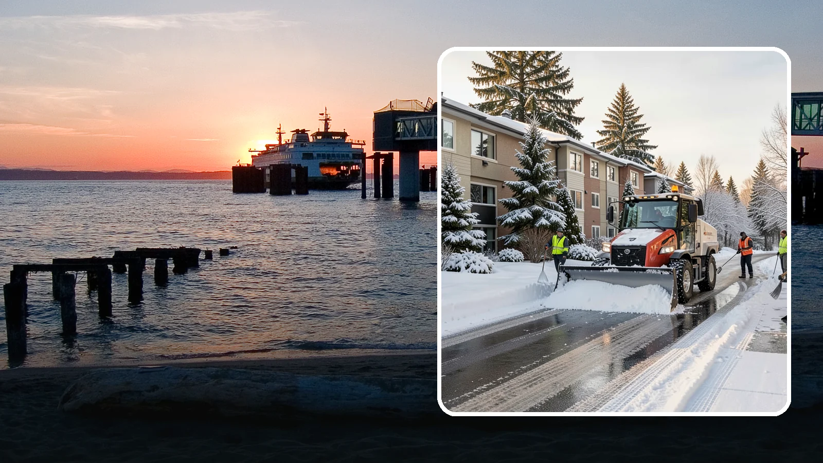 Apartment Complex Snow Removal in Edmonds, Snohomish County, WA - Keep residents, drives, and shared walkways safe at your apartment community during Western Washington snow and ice events.