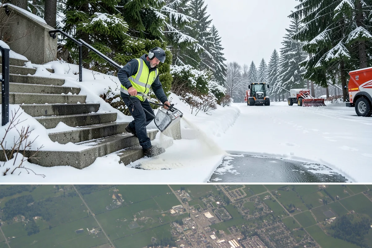 Apartment Complex Snow Removal in Enumclaw, King County, WA - Apartment communities need reliable coverage from December through February when overnight freezes make shared walkways most...