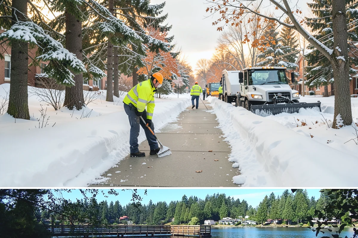 Apartment Complex Snow Removal in Federal Way, King County, WA - Apartment communities need reliable coverage from December through February when overnight freezes make shared walkways most...