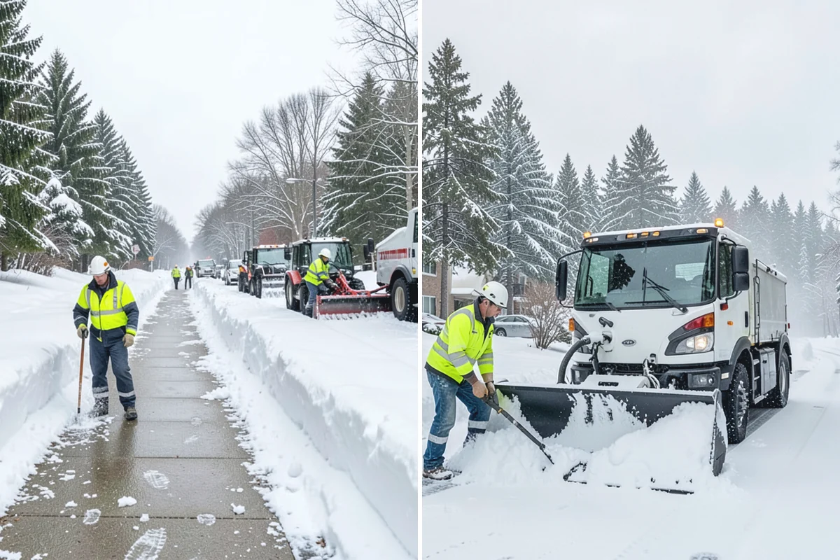 Apartment Complex Snow Removal in Granite Falls, Snohomish County, WA - Map internal roads, parking clusters, and pedestrian paths