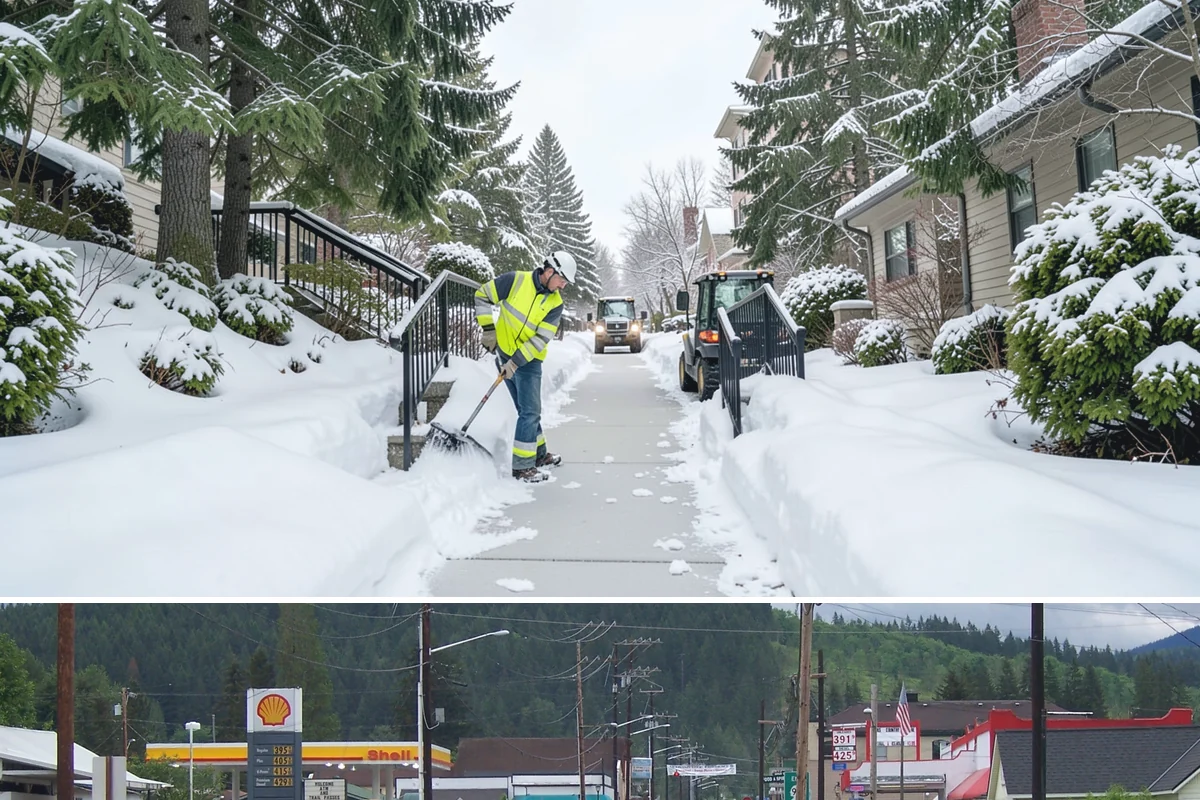 Apartment Complex Snow Removal in Granite Falls, Snohomish County, WA - Apartment communities need reliable coverage from December through February when overnight freezes make shared walkways most...
