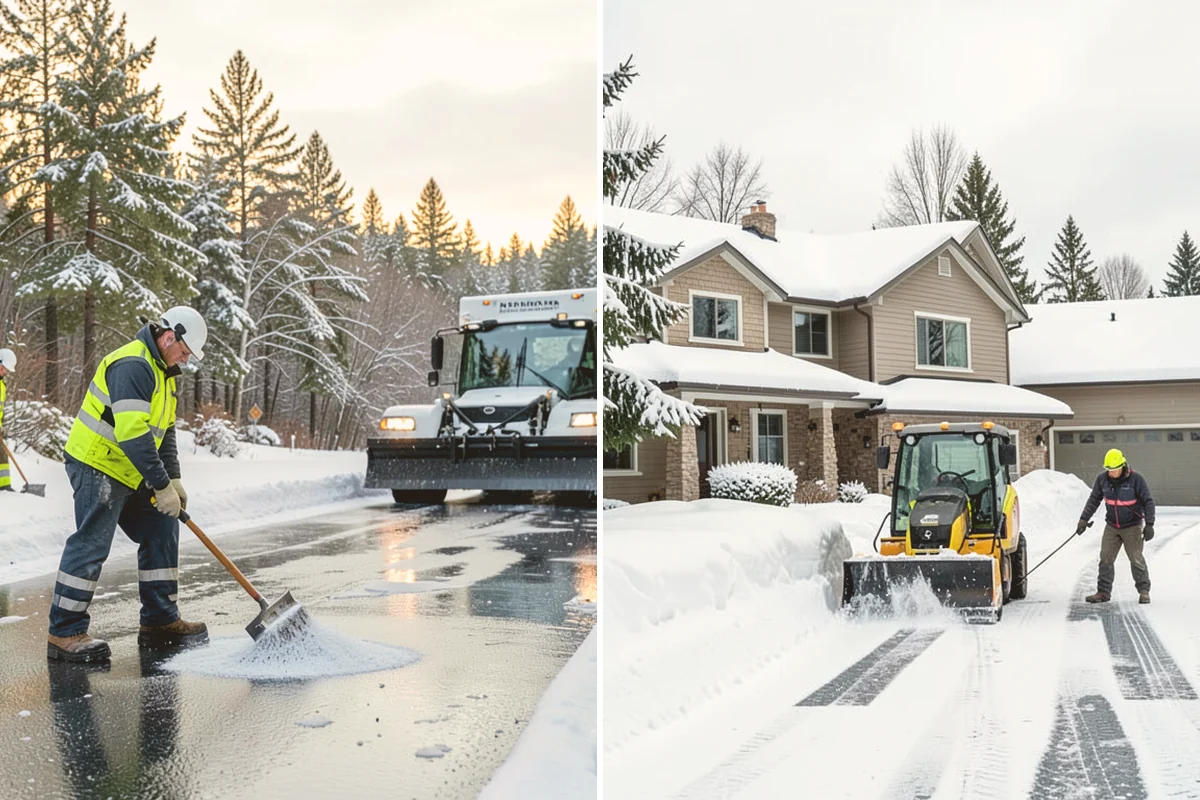 Apartment Complex Snow Removal in Index, Snohomish County, WA - Map internal roads, parking clusters, and pedestrian paths