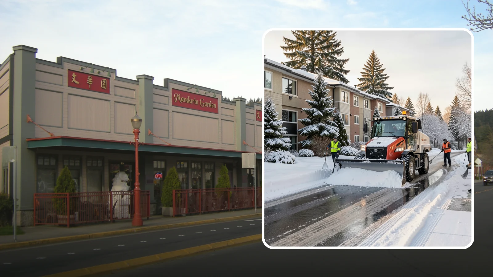 Apartment Complex Snow Removal in Issaquah, King County, WA - Keep residents, drives, and shared walkways safe at your apartment community during Western Washington snow and ice events.