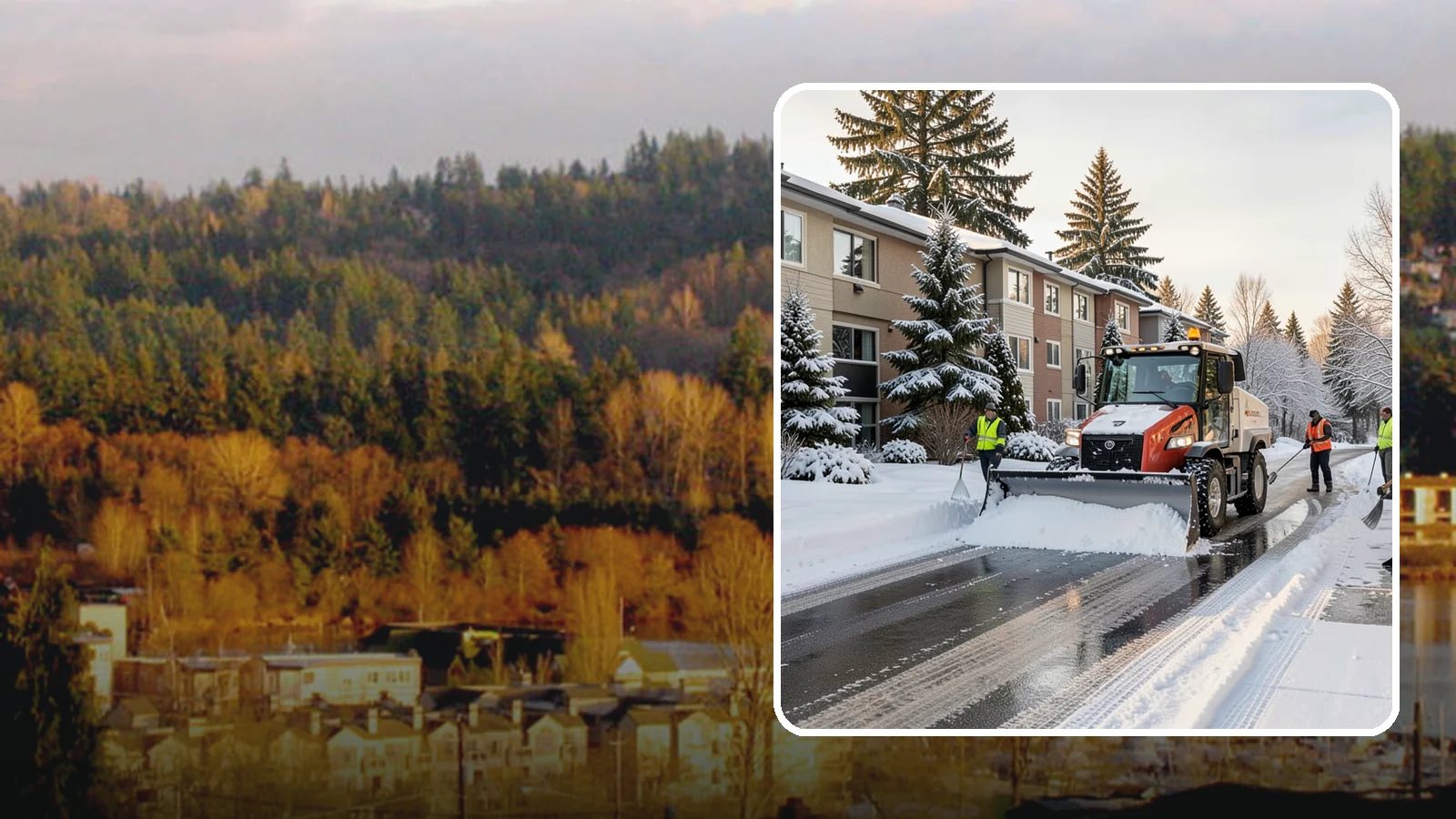 Apartment Complex Snow Removal in Kenmore, King County, WA - Keep residents, drives, and shared walkways safe at your apartment community during Western Washington snow and ice events.