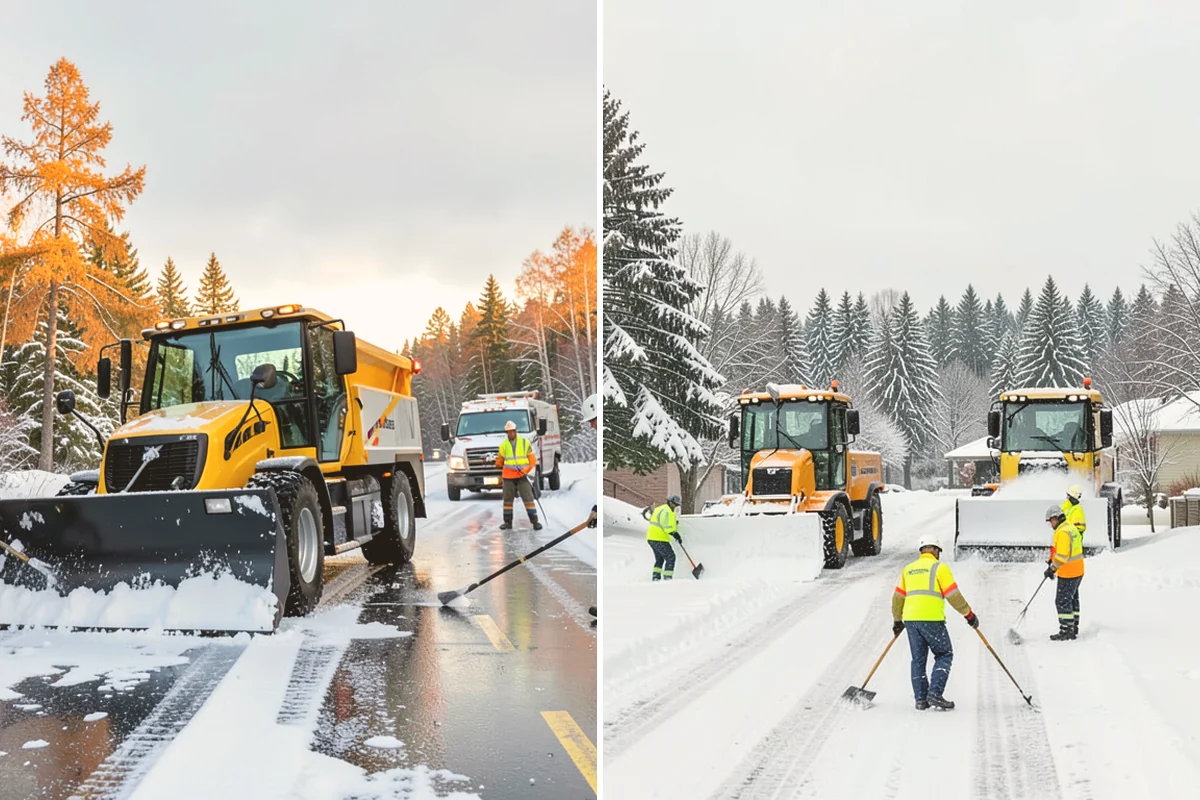 Apartment Complex Snow Removal in Kirkland, King County, WA - Map internal roads, parking clusters, and pedestrian paths