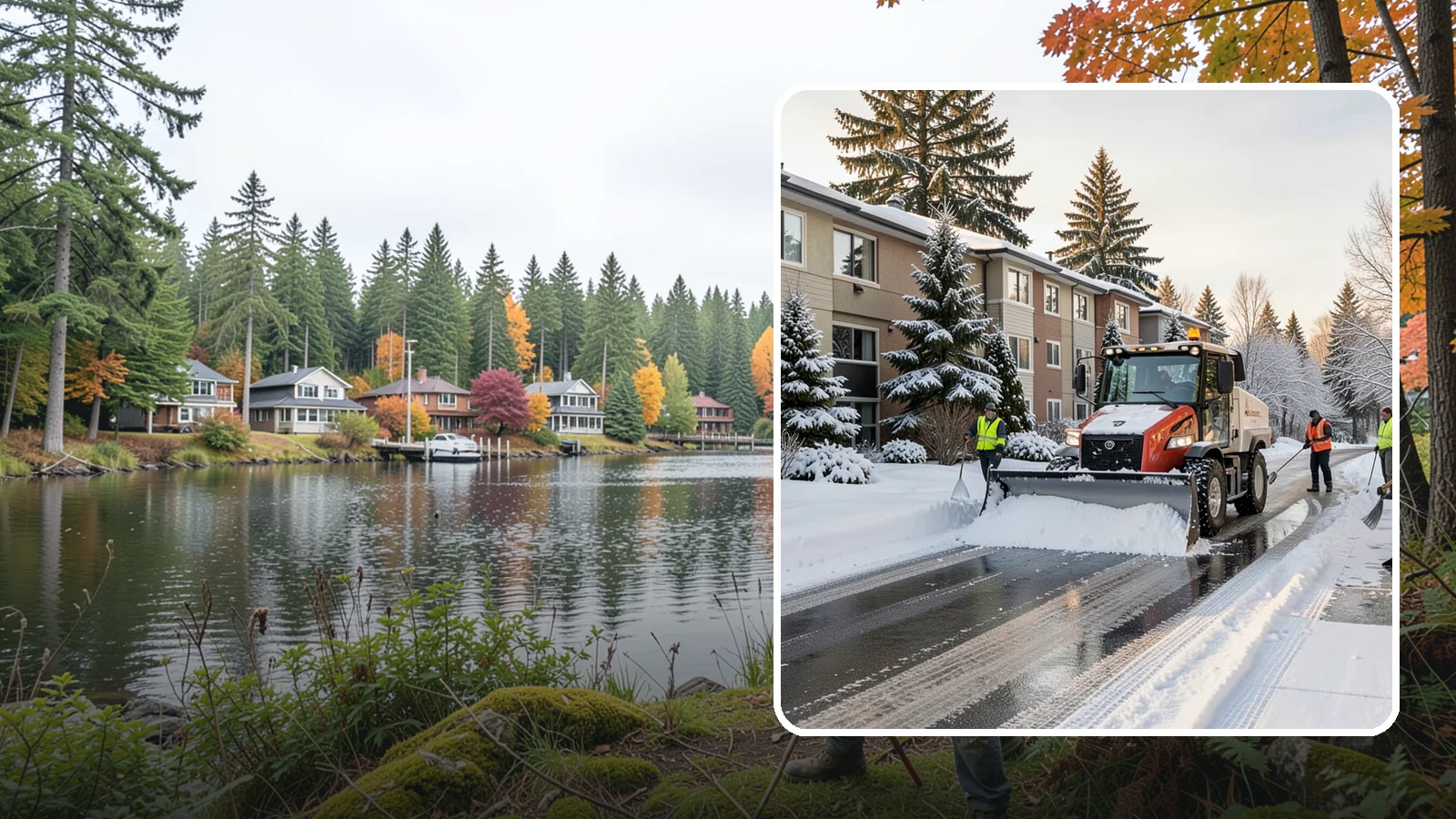 Apartment Complex Snow Removal in La Conner, Skagit County, WA - Keep residents, drives, and shared walkways safe at your apartment community during Western Washington snow and ice events.