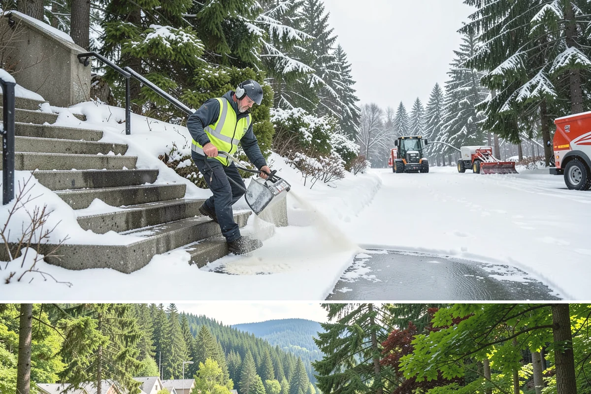 Apartment Complex Snow Removal in Lake Forest Park, King County, WA - Apartment communities need reliable coverage from December through February when overnight freezes make shared walkways most...
