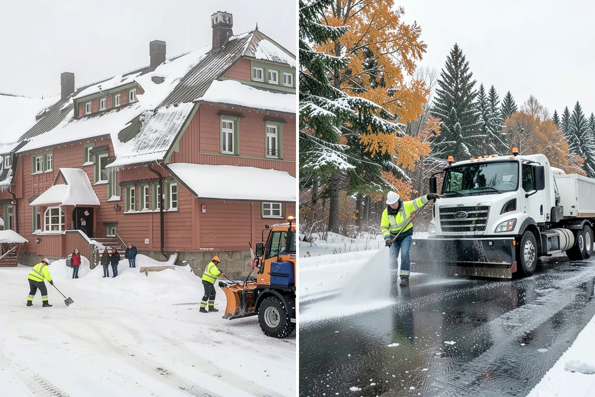Apartment Complex Snow Removal in Lakewood, Pierce County, WA - Map internal roads, parking clusters, and pedestrian paths