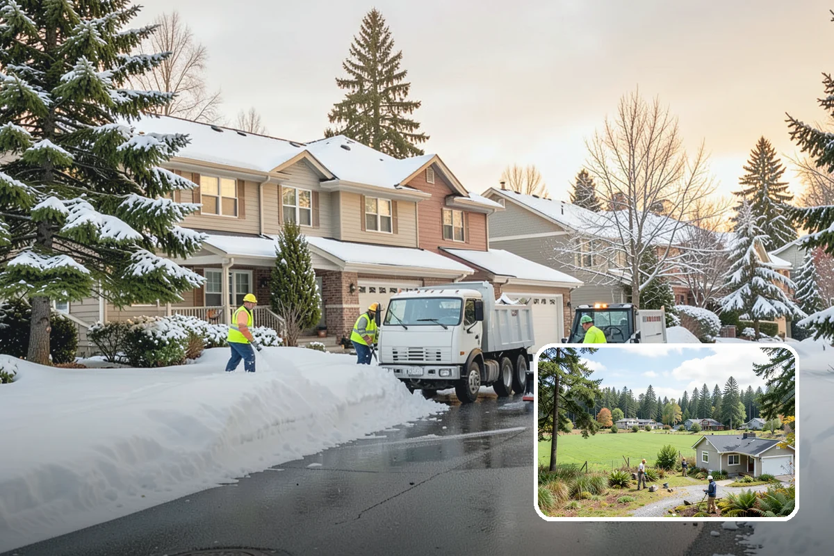 Apartment Complex Snow Removal in Lyman, Skagit County, WA - Safe movement for residents at all hours
