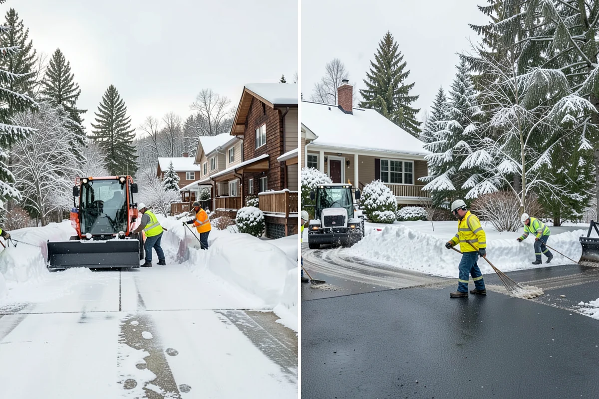 Apartment Complex Snow Removal in Lyman, Skagit County, WA - Map internal roads, parking clusters, and pedestrian paths
