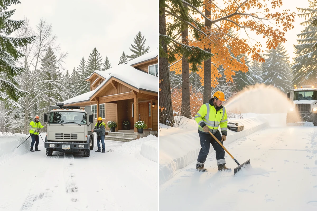 Apartment Complex Snow Removal in Lynnwood, Snohomish County, WA - Map internal roads, parking clusters, and pedestrian paths