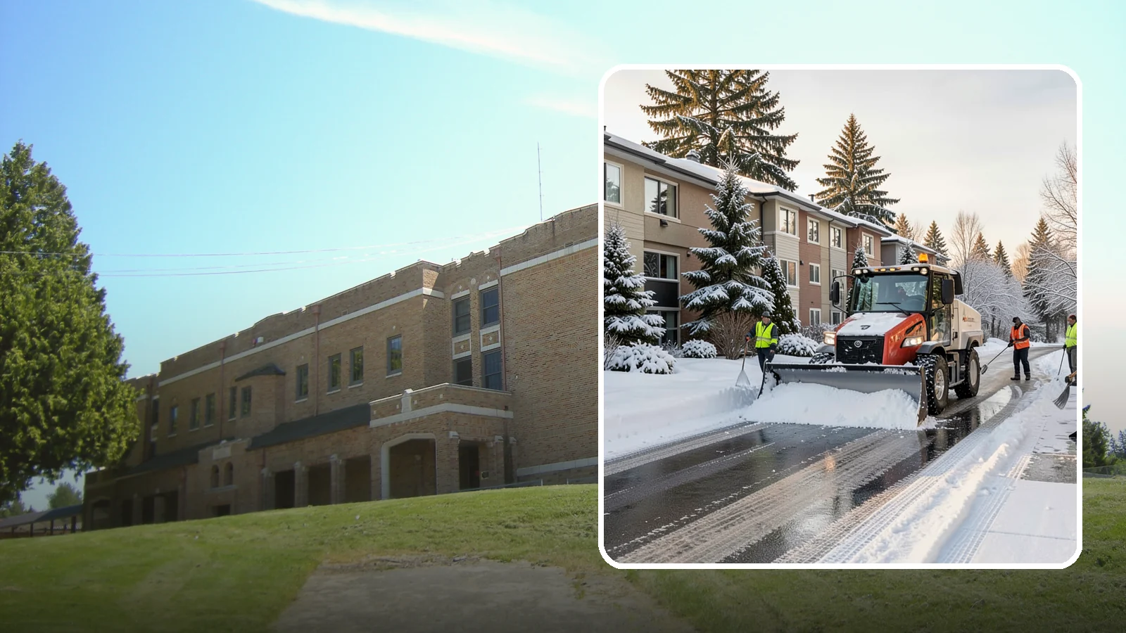 Apartment Complex Snow Removal in Maple Valley, King County, WA - Keep residents, drives, and shared walkways safe at your apartment community during Western Washington snow and ice events.