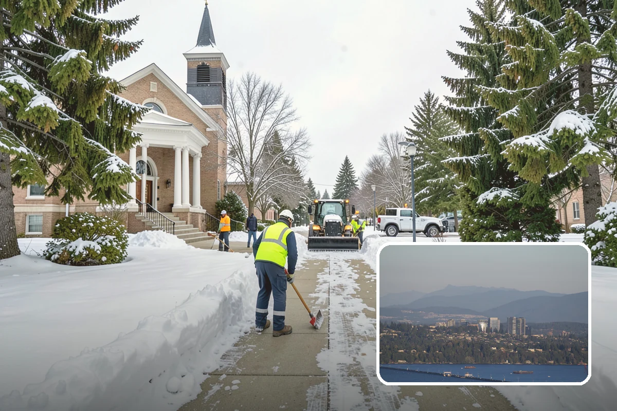 Apartment Complex Snow Removal in Medina, King County, WA - Safe movement for residents at all hours