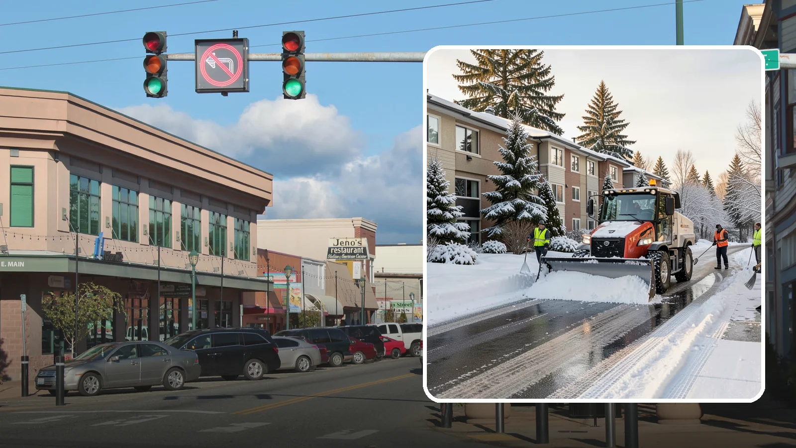 Apartment Complex Snow Removal in Monroe, Snohomish County, WA - Keep residents, drives, and shared walkways safe at your apartment community during Western Washington snow and ice events.