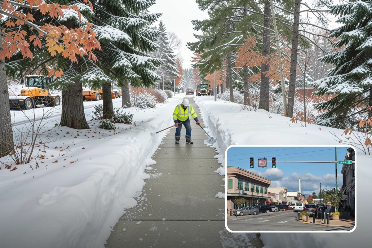 Apartment Complex Snow Removal in Monroe, Snohomish County, WA - Safe movement for residents at all hours