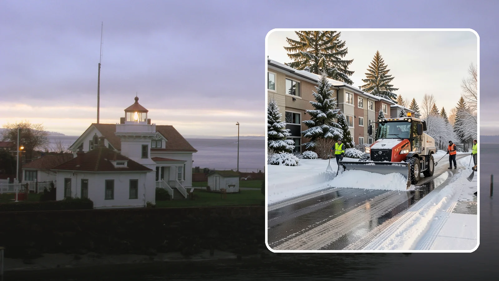 Apartment Complex Snow Removal in Mukilteo, Snohomish County, WA - Keep residents, drives, and shared walkways safe at your apartment community during Western Washington snow and ice events.