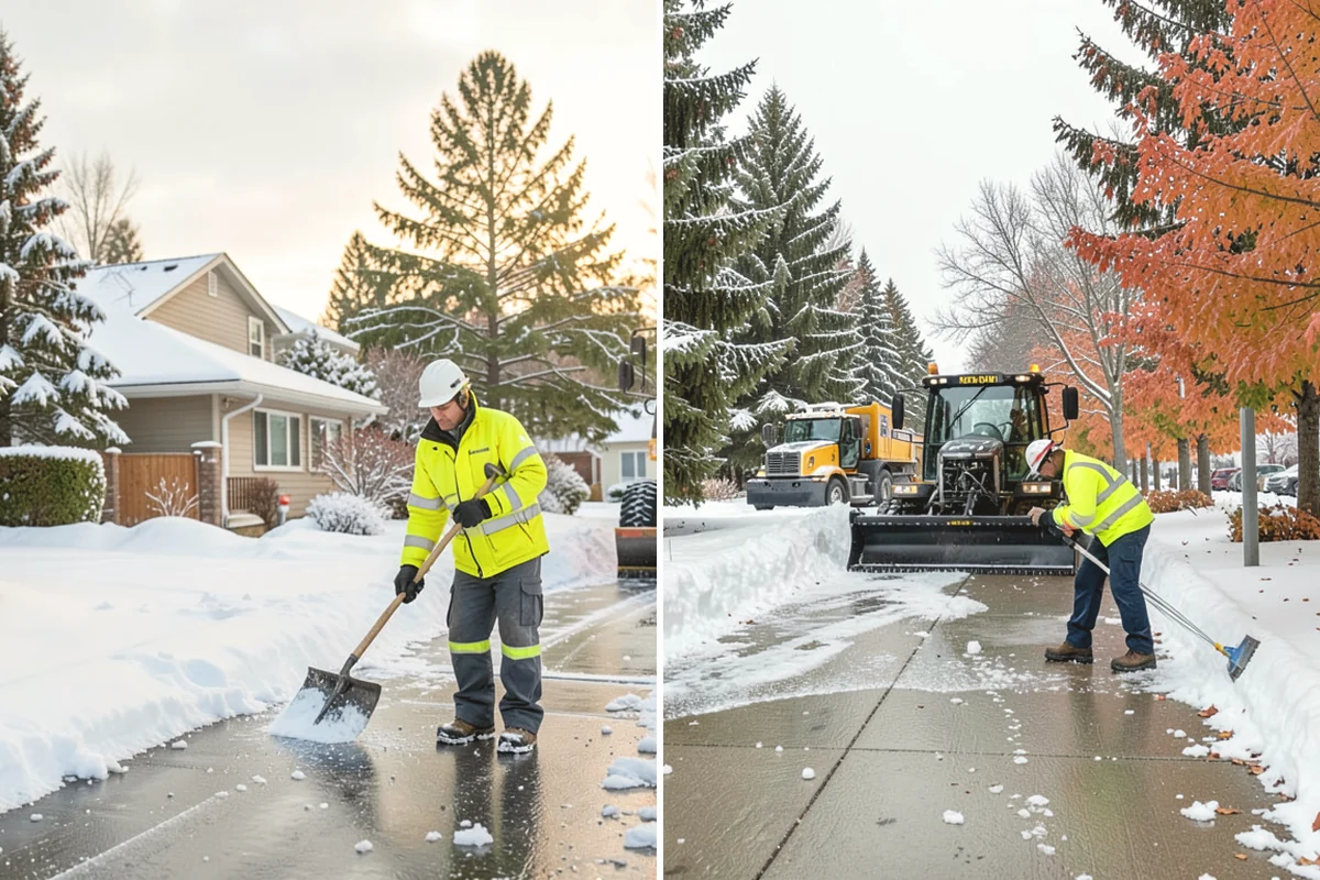 Apartment Complex Snow Removal in Mukilteo, Snohomish County, WA - Map internal roads, parking clusters, and pedestrian paths