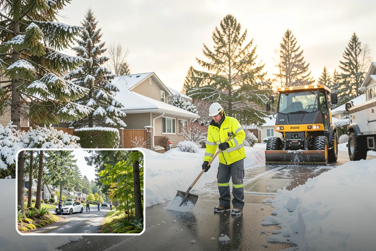 Apartment Complex Snow Removal in Normandy Park, King County, WA - Safe movement for residents at all hours